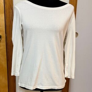Madison Cream Long Sleeve Top
